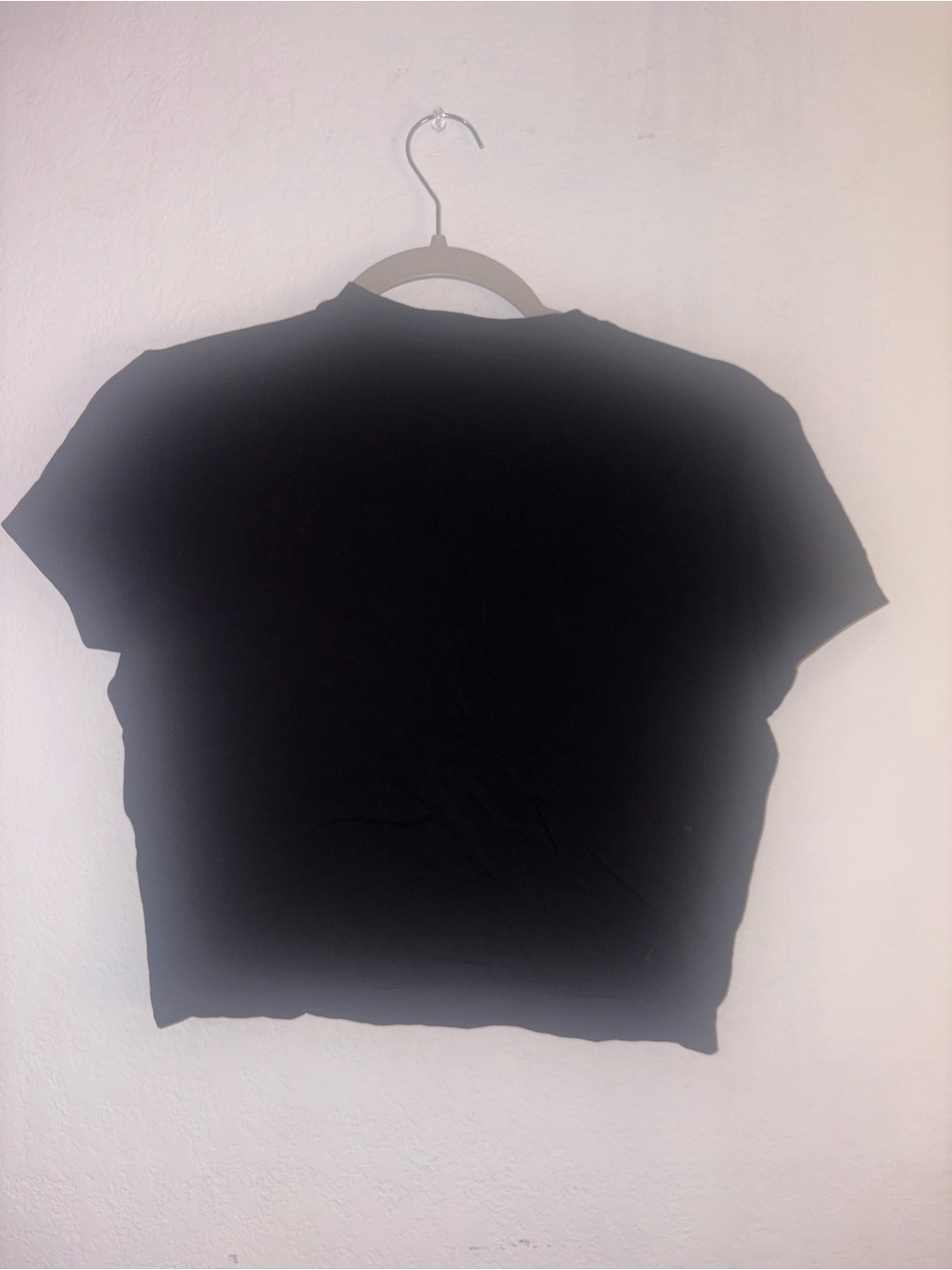 Versace Jeans Couture Black Tee with Pink Logo - Picture 3 of 3